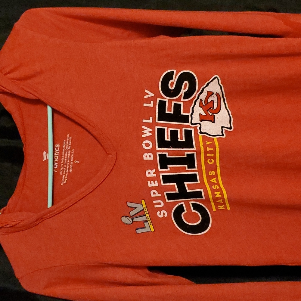 FANATICS NFL Cheifs Longsleeve Tee with hoodie